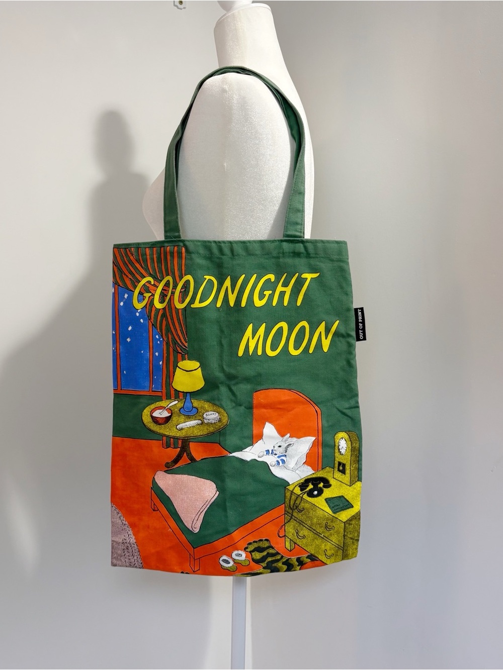 Out of Print Goodnight Moon Tote Bag Book Bag Book Worms Large Tote